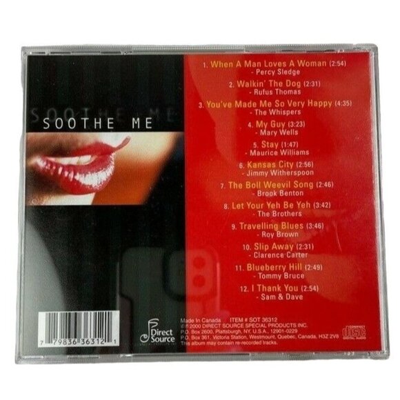 Romantic Audio Music CD Compilation Soothe Me Classics 60s 70s u 12 Tracks - Picture 2 of 3